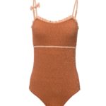 Bañador para mujer en color tierra y nude